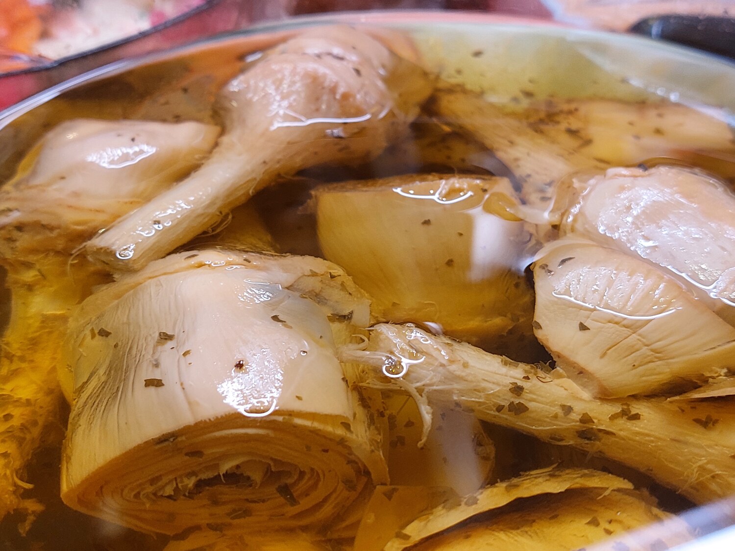 carciofi aromatizzati alle erbe carciofi aromatizzati alle erbe